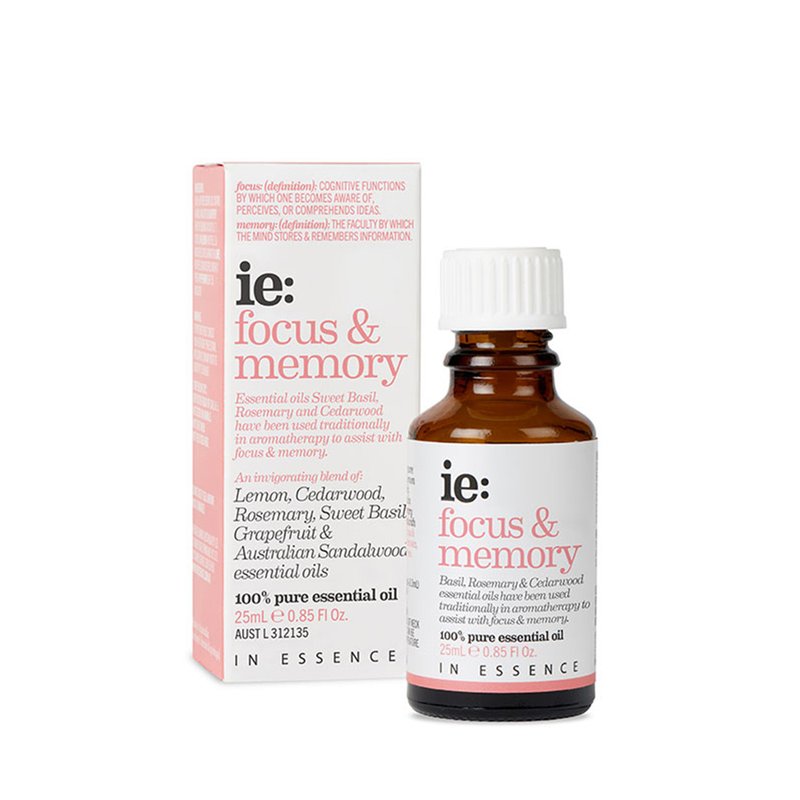 ie: Focus & Memory: Therapeutic Oil Blend 25ml