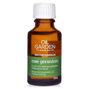 Oil Garden: Rose Geranium Pure Essential Oil 25ml